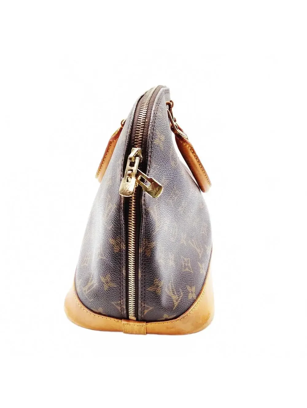 Louis Vuitton LV Hand Bag Alma Brown Monogram VI0030